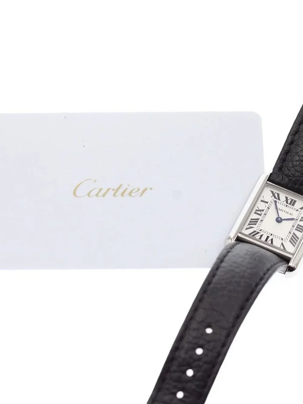 CARTIER Tank mast SM Silver Dial Quartz Ladies Watch_966528
